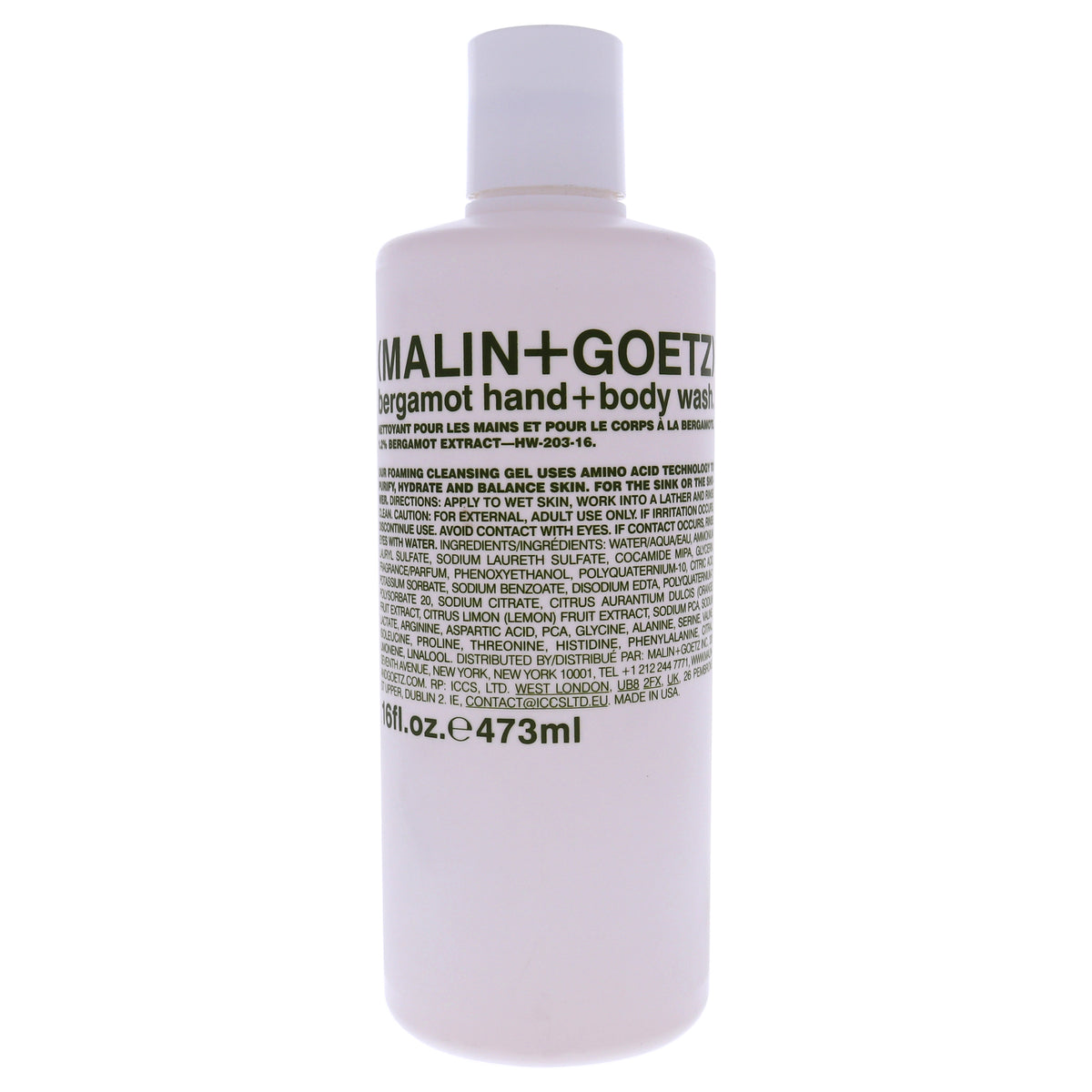 Malin + Goetz Bergamot Hand and Body Wash -Thefragrancemart.com