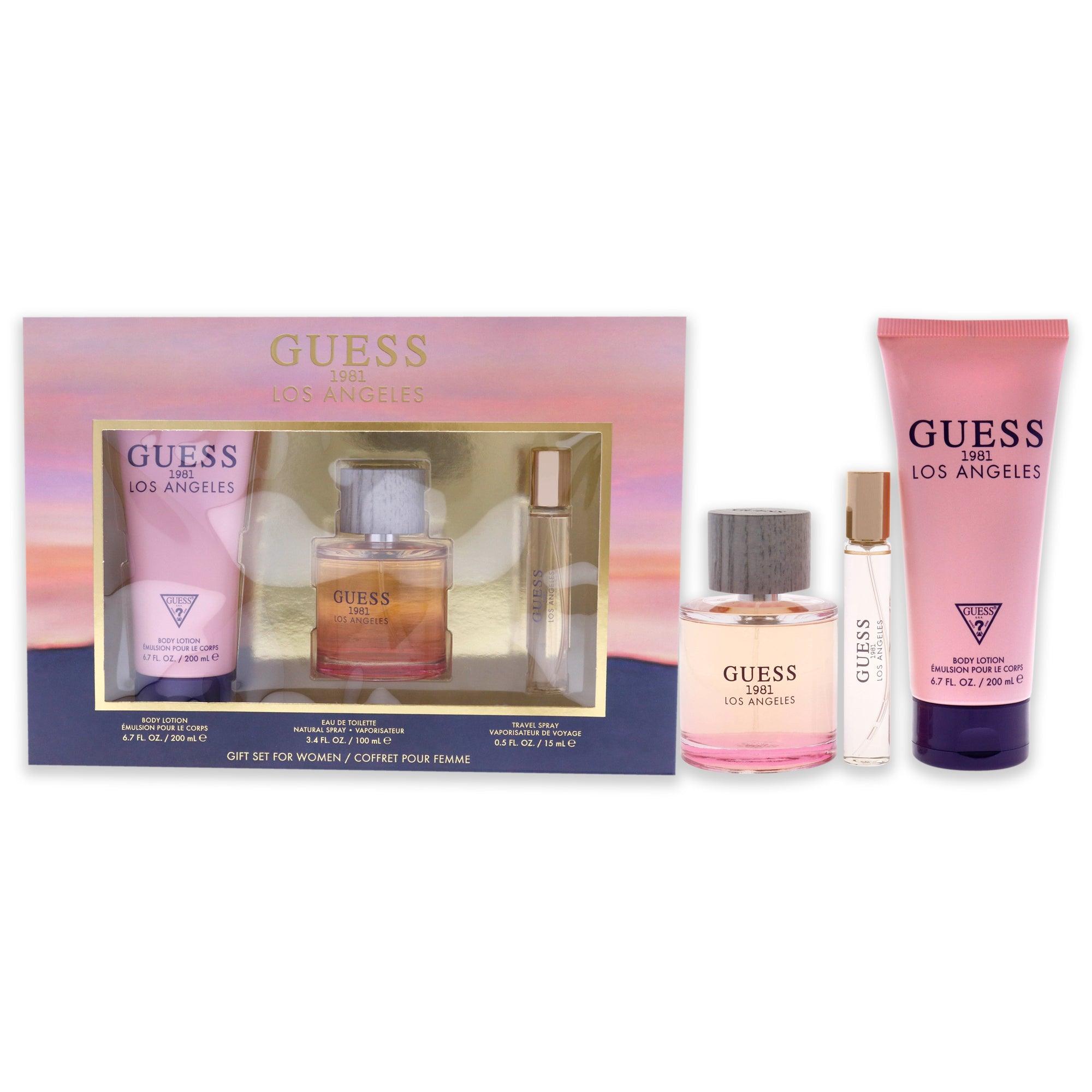 Guess 1981 Los Angeles 3 Pc Gift Set The fragrance mart