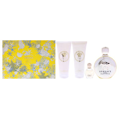 Versace Eros 4 Pc Gift Set-Thefragrancemart.com