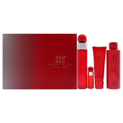 Perry Ellis 360 Red 4 Pc Gift Set-Thefragrancemart.com