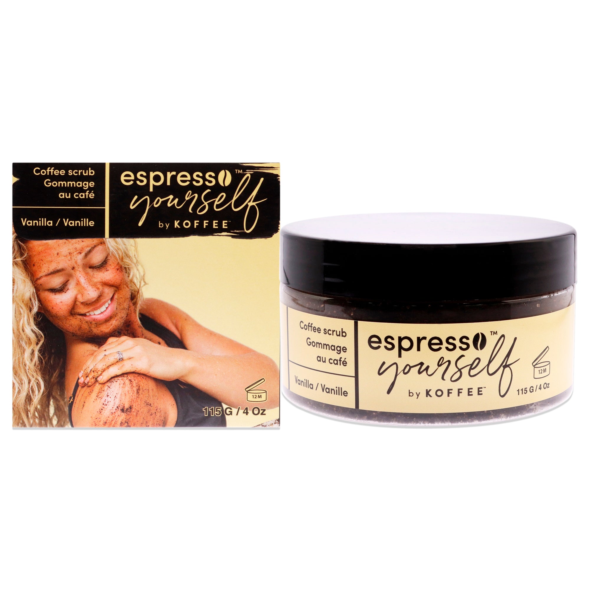 Koffee Beauty Coffee Scrub - Vanilla -Thefragrancemart.com