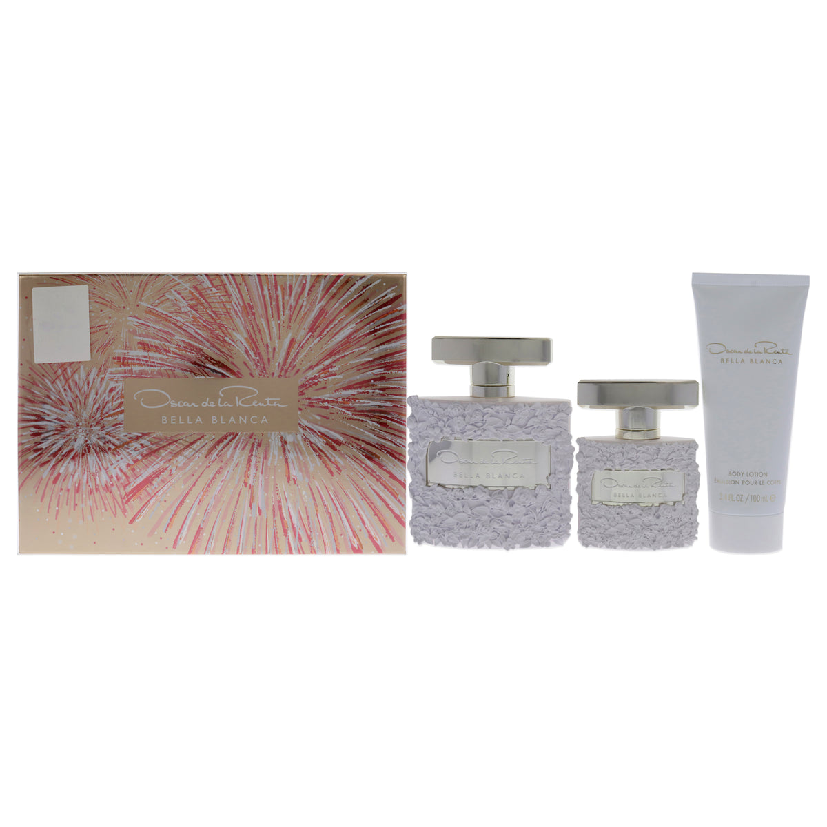 Oscar De La Renta Bella Blanca 3 Pc Gift Set-Thefragrancemart.com