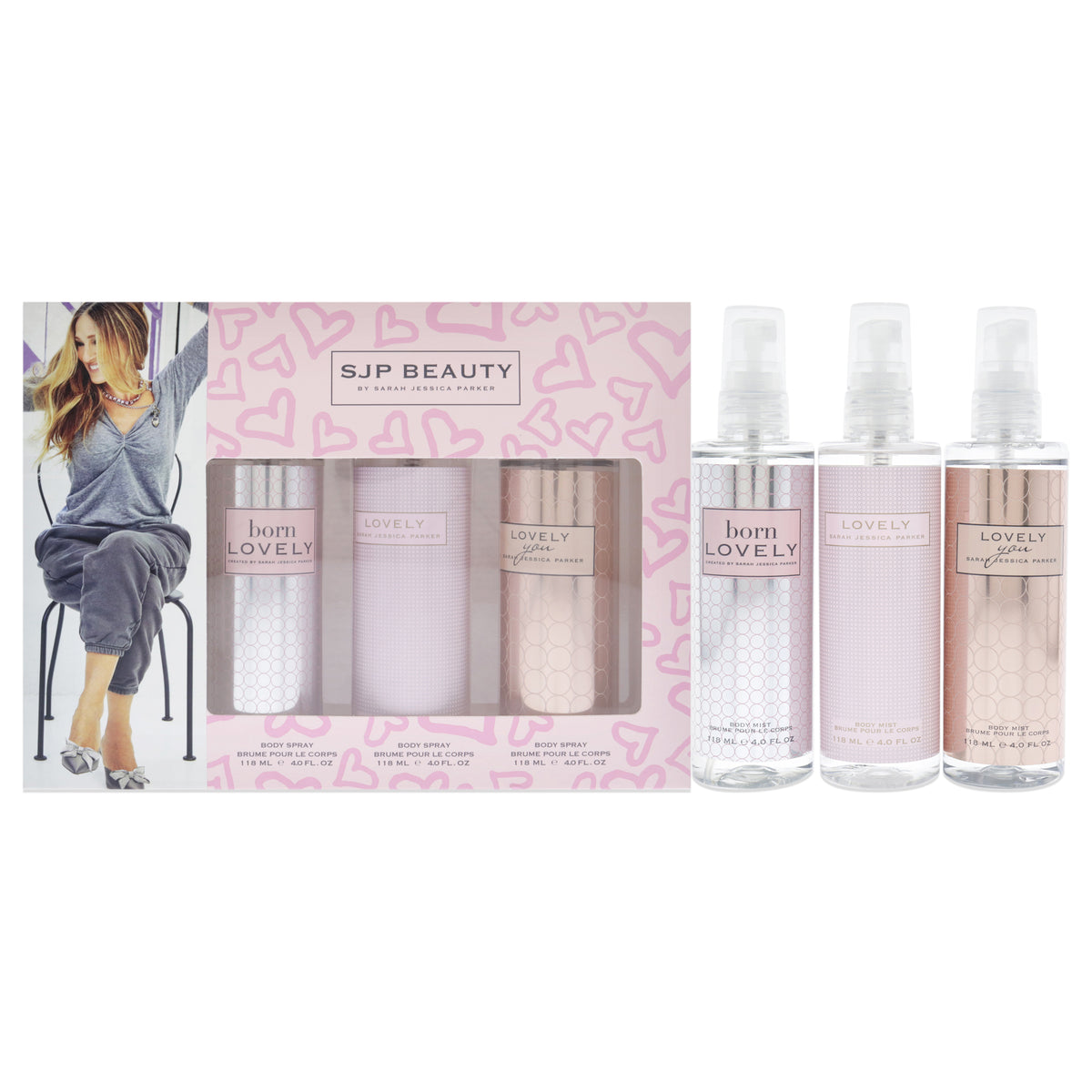 Sarah Jessica Parker Lovely 3 Pc Gift Set-Thefragrancemart.com