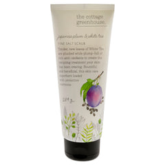 The Cottage Greenhouse Fine Salt Scrub - Japanese Plum and White Tea -Thefragrancemart.com