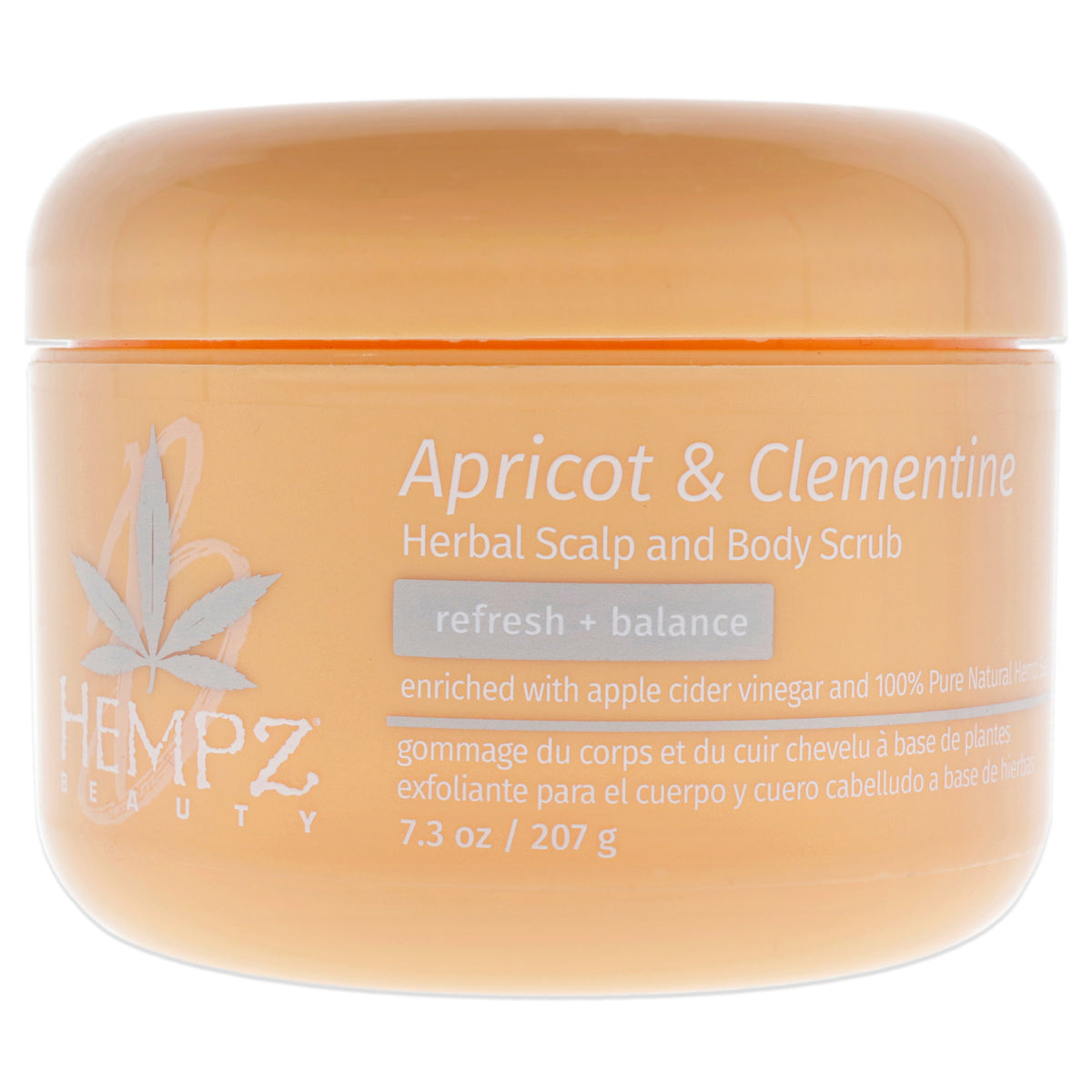 Hempz Apricot and Clementine Herbal Scalp and Body Scrub -Thefragrancemart.com