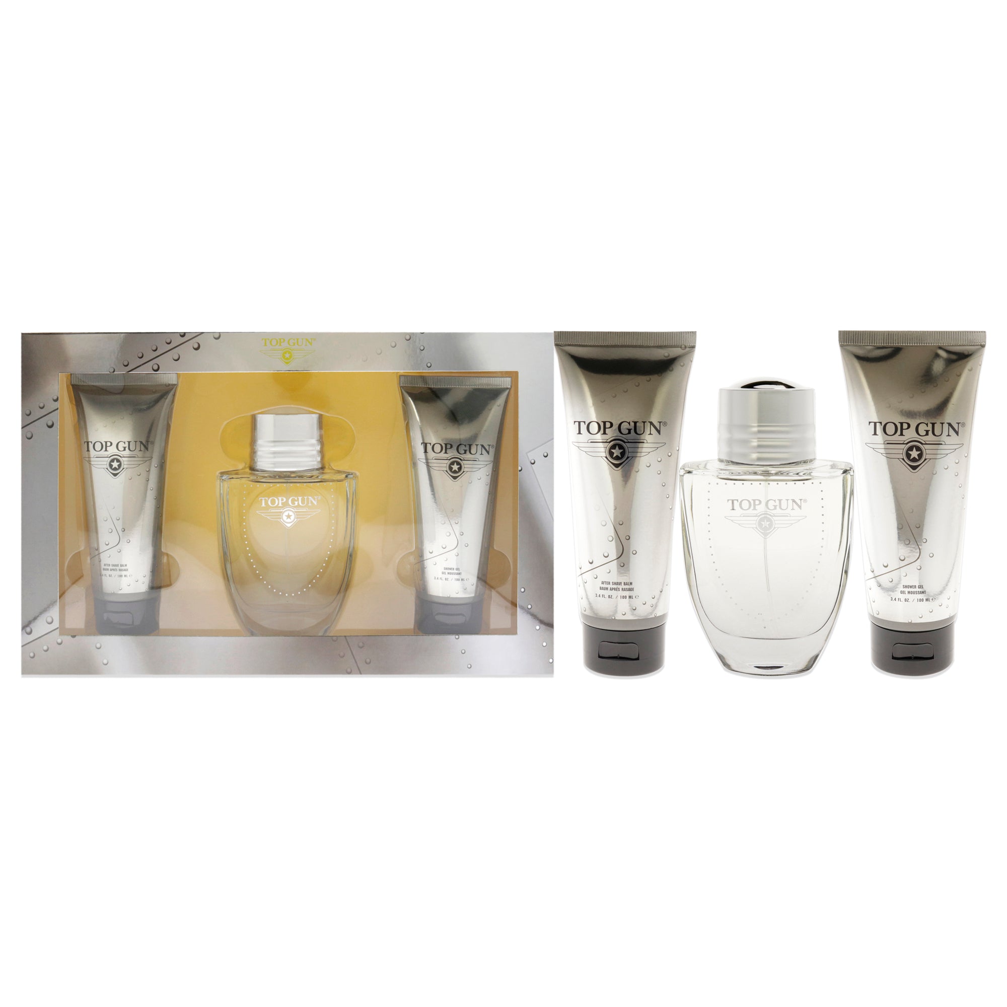 Top Gun Chervon 3 Pc Gift Set-Thefragrancemart.com