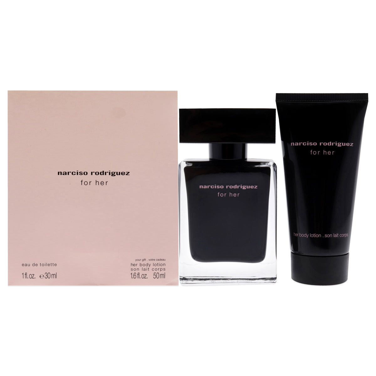 Narciso Rodriguez 2 Pc Gift Set-Thefragrancemart.com