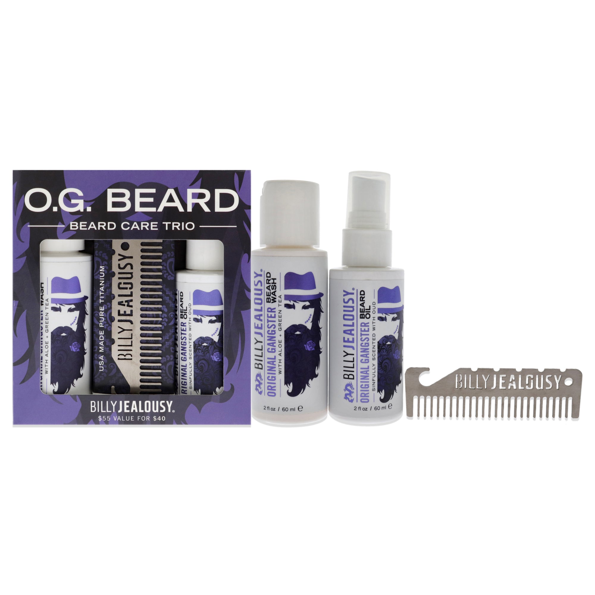 Billy Jealousy O.G. Beard Care Trio -Thefragrancemart.com