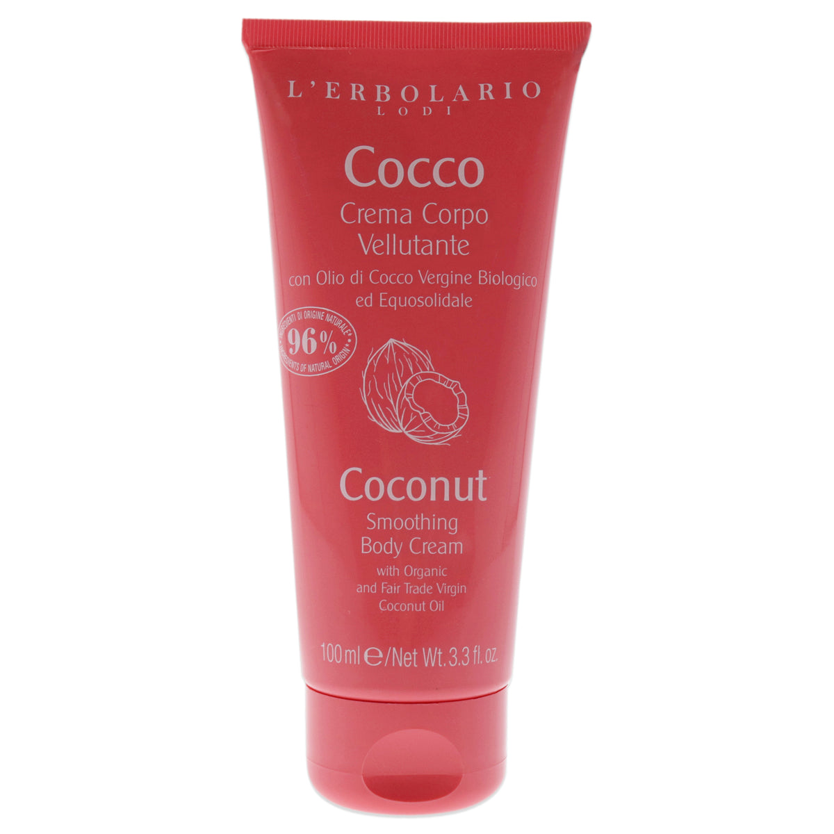 LErbolario Smoothing Body Cream - Coconut -Thefragrancemart.com