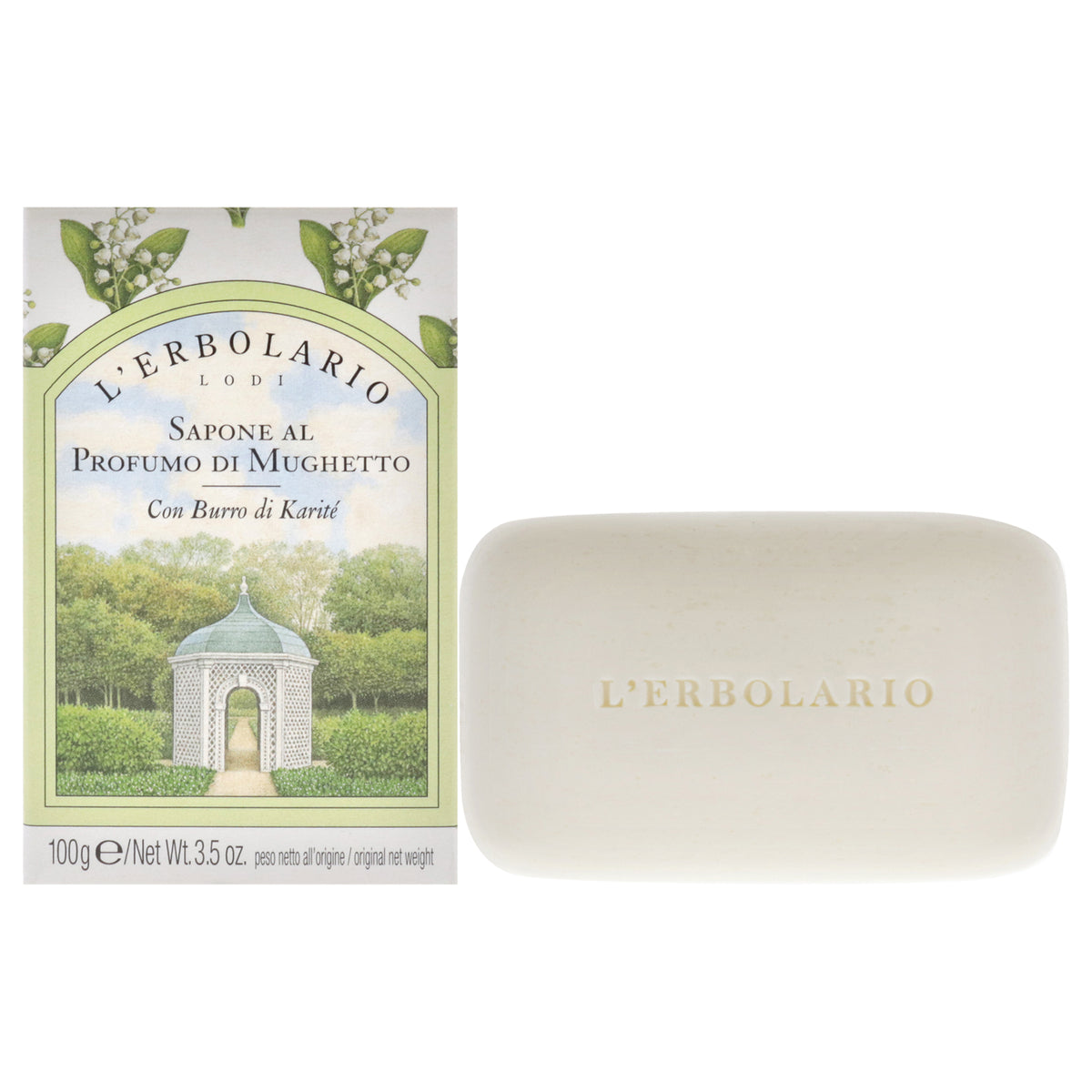 LErbolario Perfumed Soap - Lily of the Valley -Thefragrancemart.com