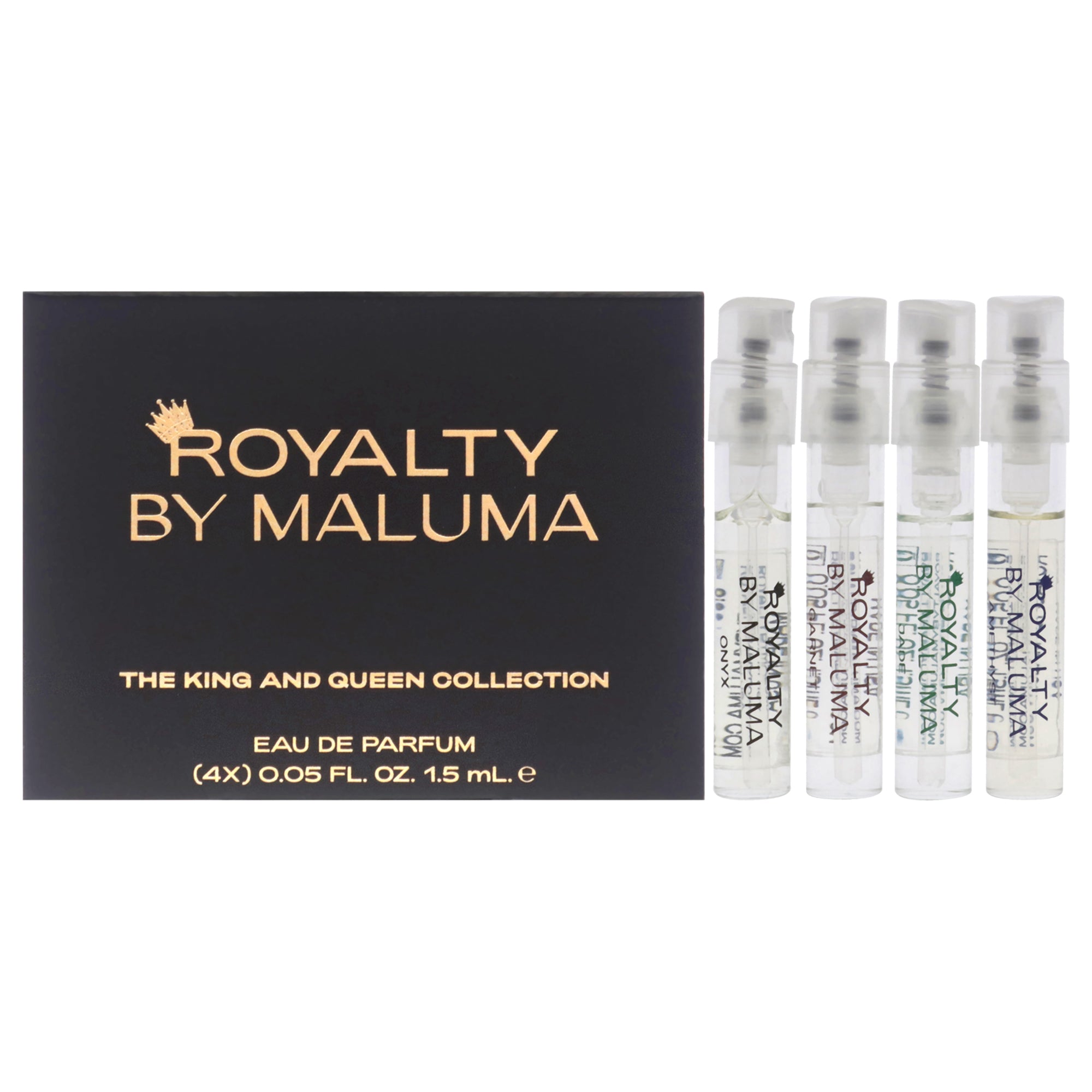 Royalty By Maluma The King and Queen Collection 4 Pc Gift Set-Thefragrancemart.com