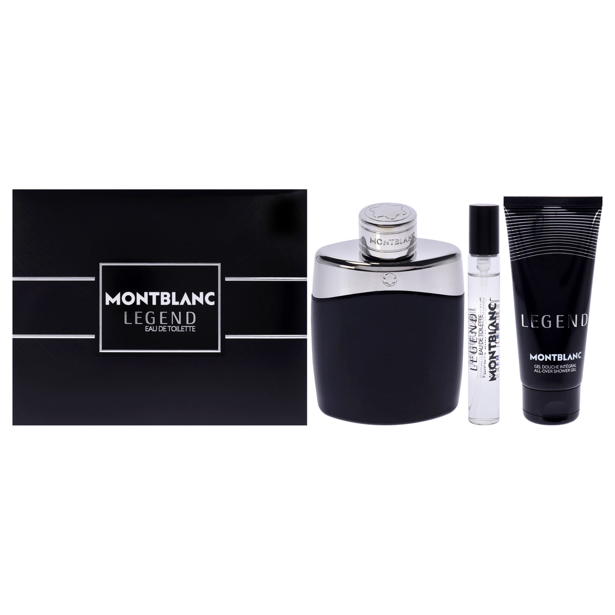 Mont Blanc Legend 3 Pc Gift Set-Thefragrancemart.com