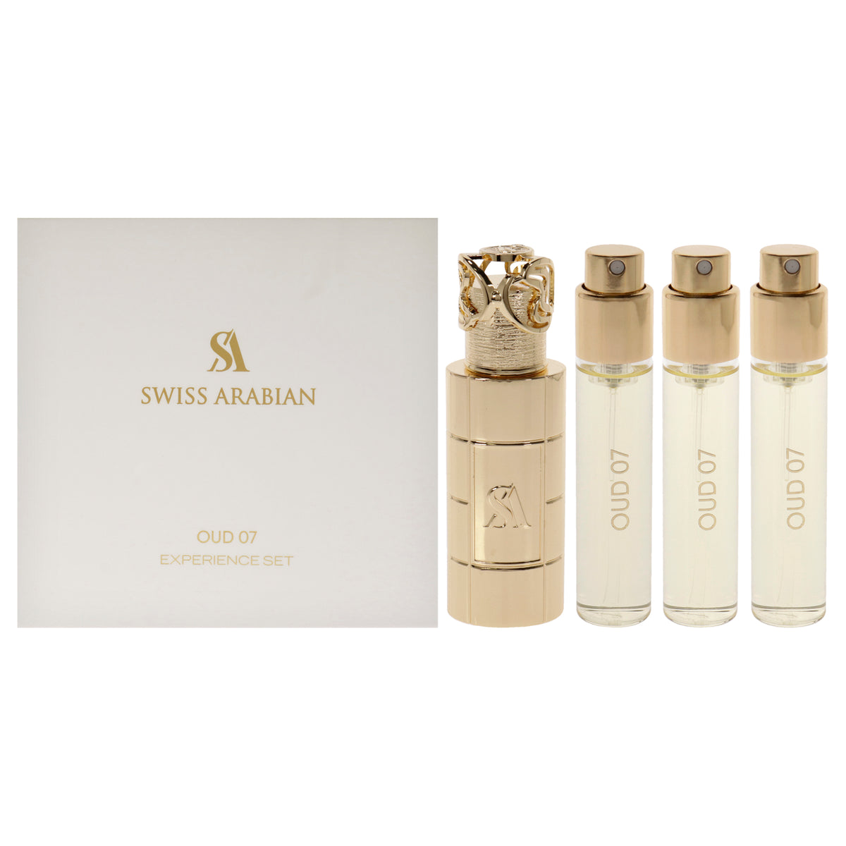 Swiss Arabian Oud 07 4 Pc Mini Gift Set-Thefragrancemart.com