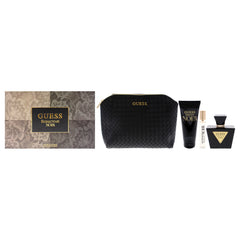 Guess Seductive Noir 4 Pc Gift Set-Thefragrancemart.com