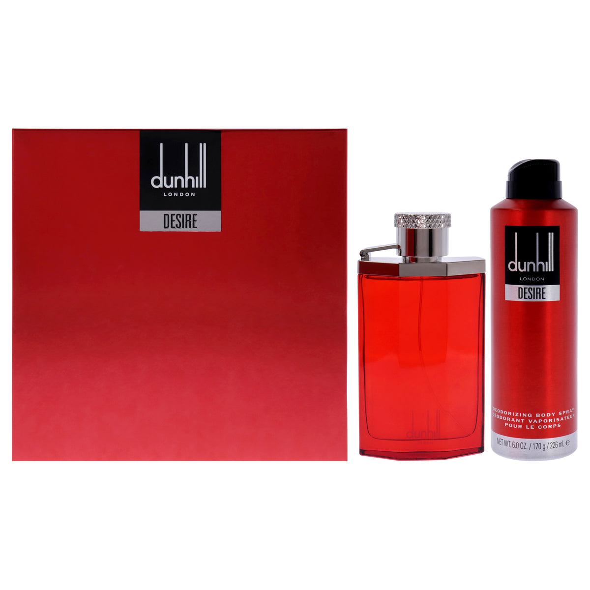 Alfred Dunhill Desire Red 2 Pc Gift Set-Thefragrancemart.com