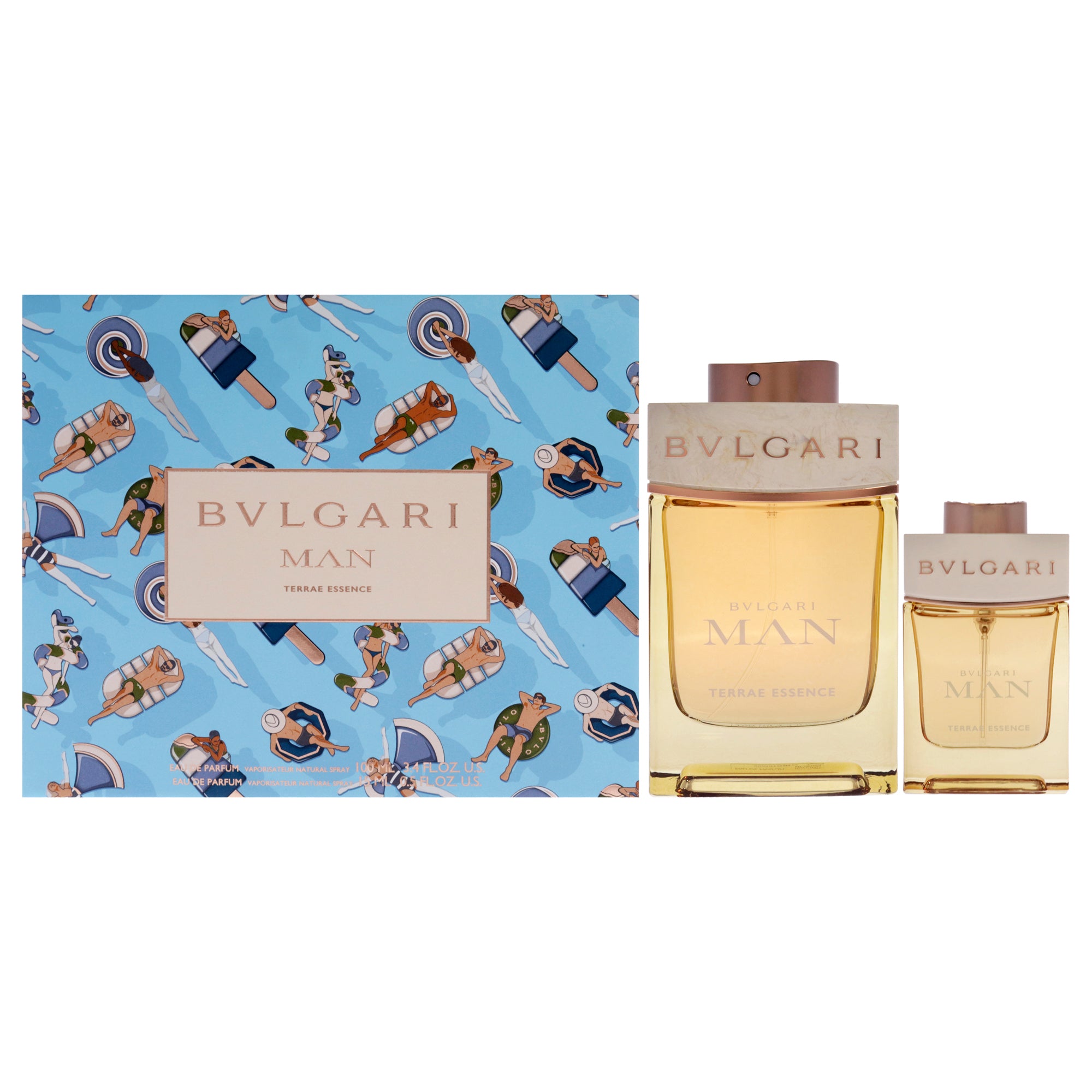 Bvlgari Man Terrae Essence 2 Pc Gift Set-Thefragrancemart.com