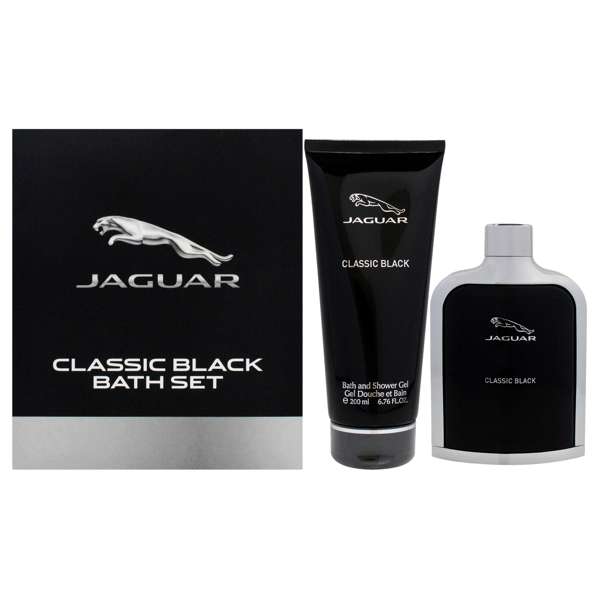 Jaguar Classic Black 2 Pc Gift Set-Thefragrancemart.com