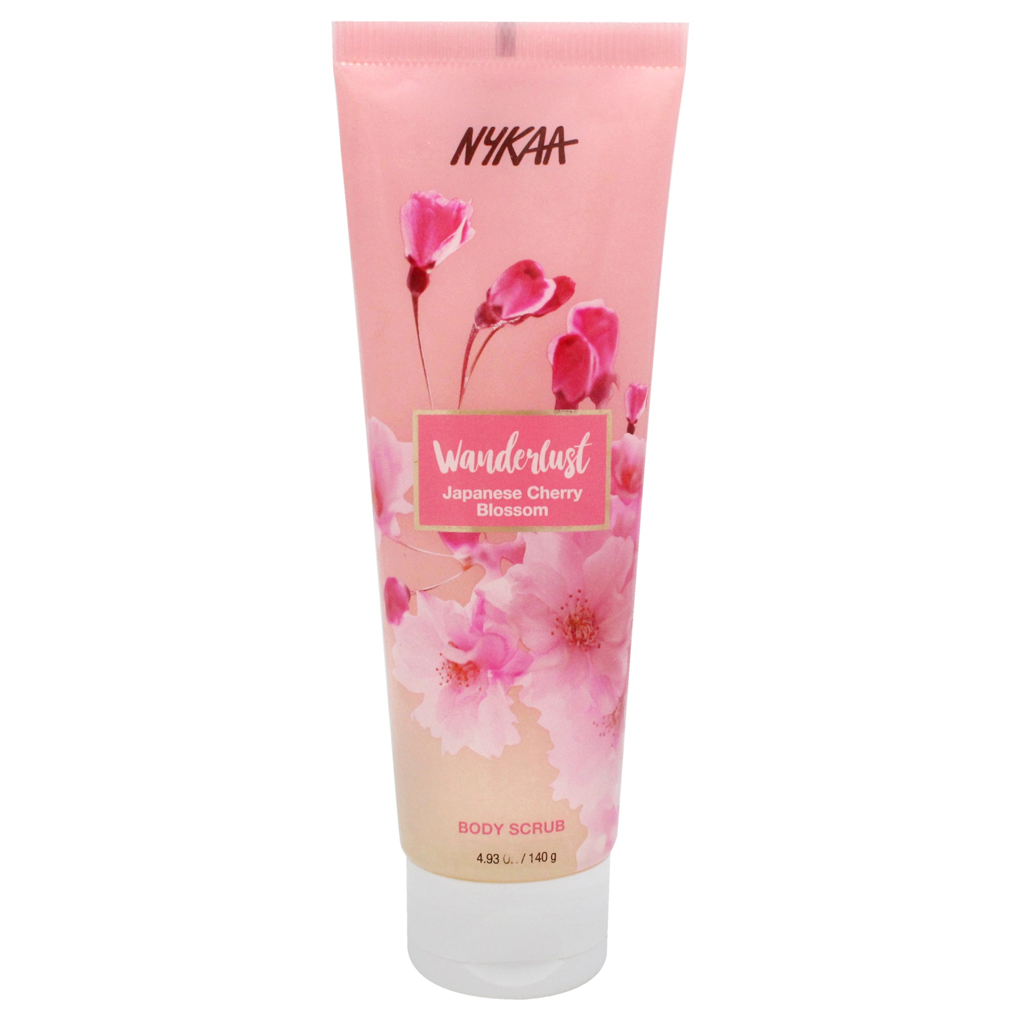 Nykaa Naturals Wanderlust Body Scrub - Japanese Cherry Blossom -Thefragrancemart.com