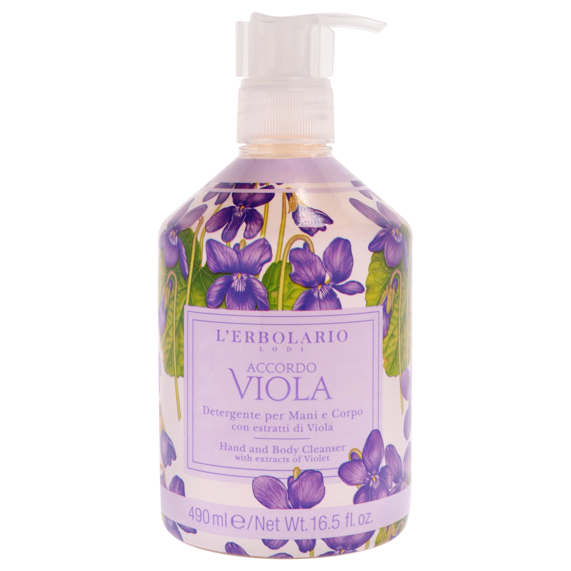 LErbolario Accordo Viola Hand and Body Cleanser -Thefragrancemart.com