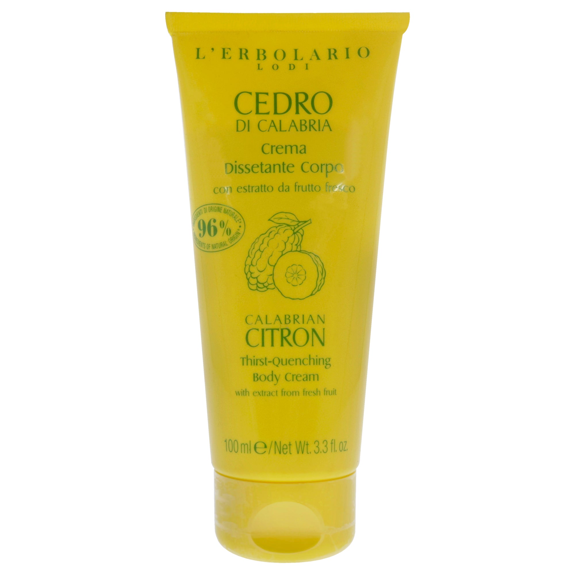 LErbolario Thrist-Quenching Body Cream - Calabrian Citron -Thefragrancemart.com