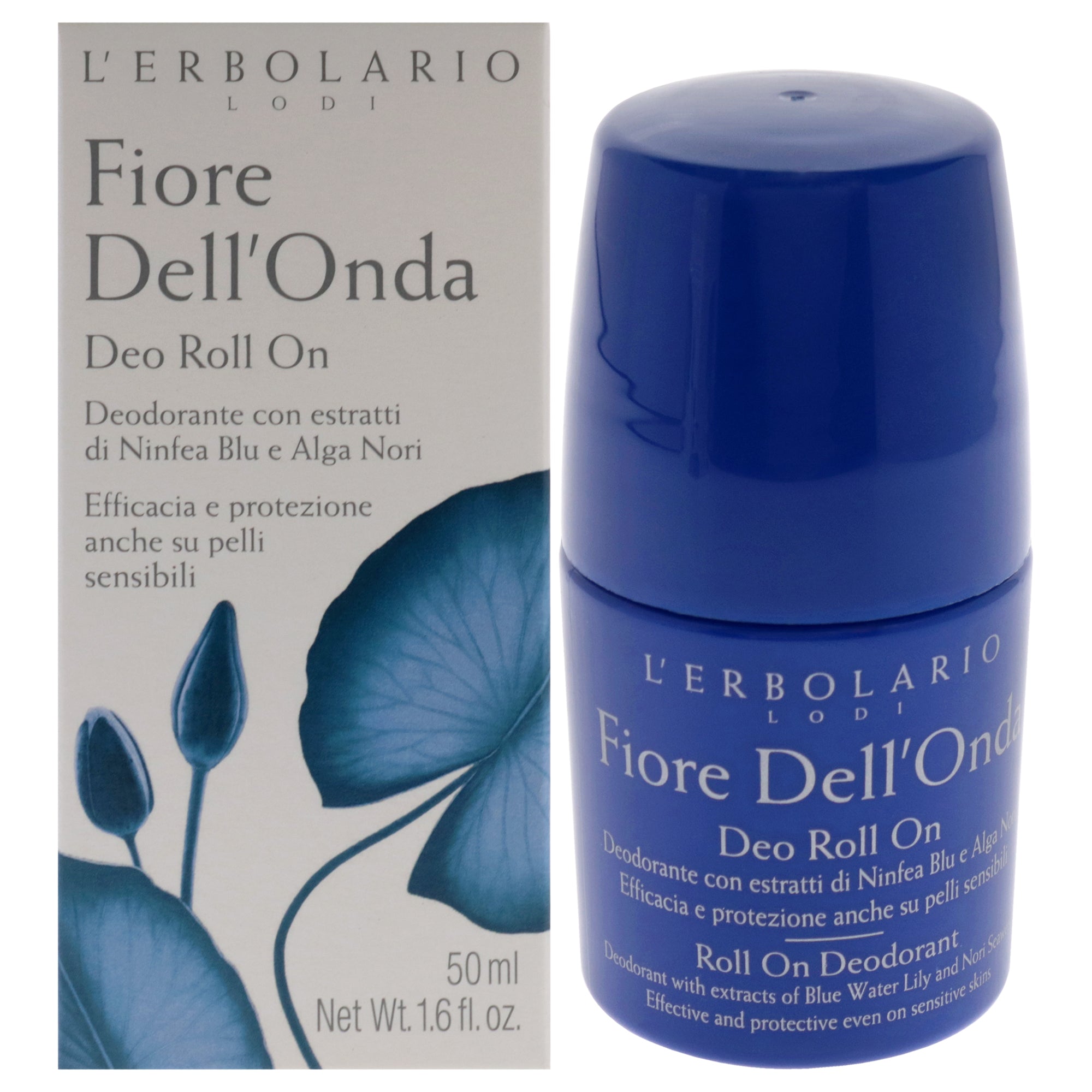 LErbolario Roll On Deodorant - Fiore Dell Onda -Thefragrancemart.com