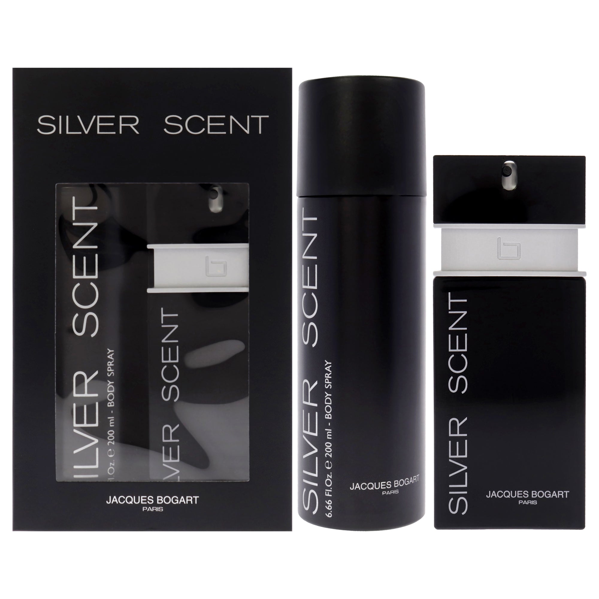 Jacques Bogart Silver Scent 2 Pc Gift Set-Thefragrancemart.com