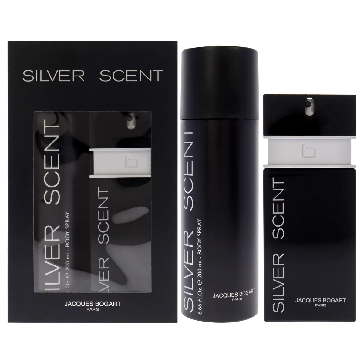 Jacques Bogart Silver Scent 2 Pc Gift Set-Thefragrancemart.com