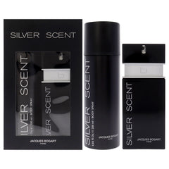 Jacques Bogart Silver Scent 2 Pc Gift Set-Thefragrancemart.com