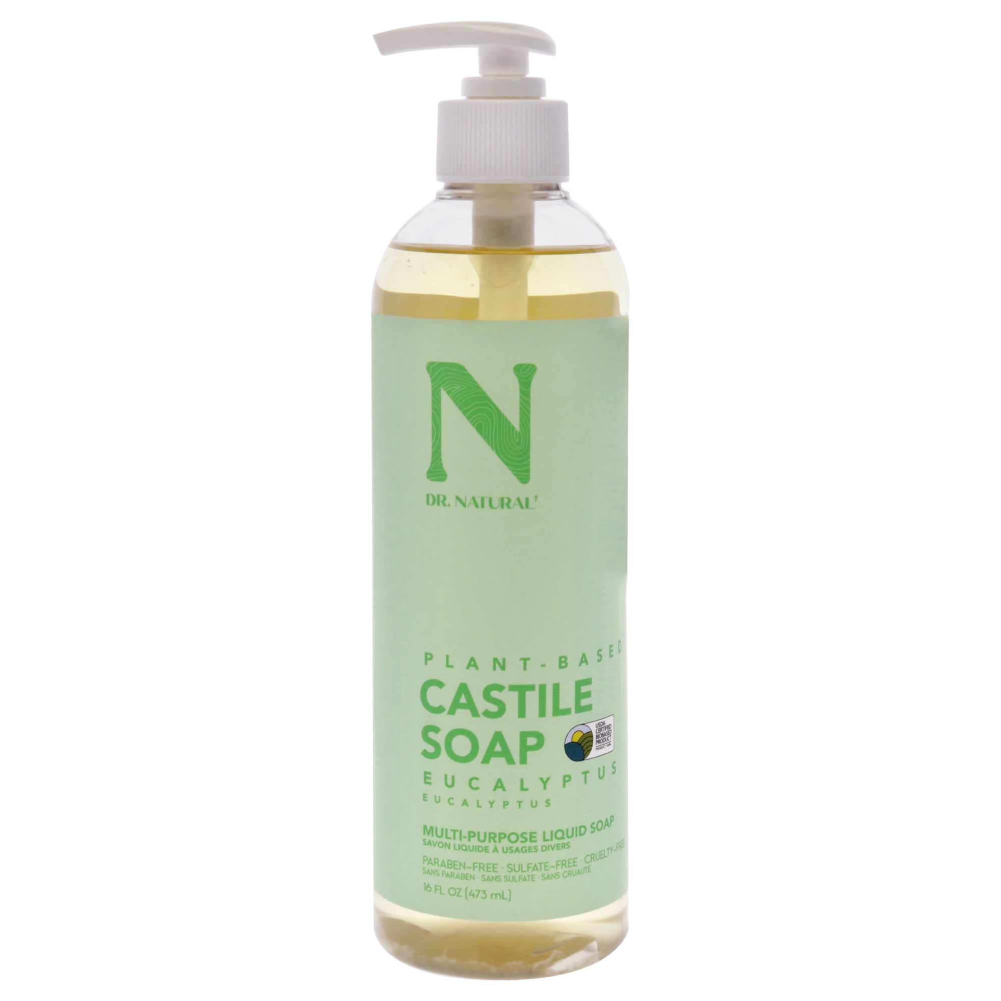 Dr. Natural Castile Liquid Soap - Eucalyptus -Thefragrancemart.com
