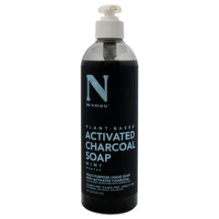 Dr. Natural Activated Charcoal Liquid Soap - Mint -Thefragrancemart.com
