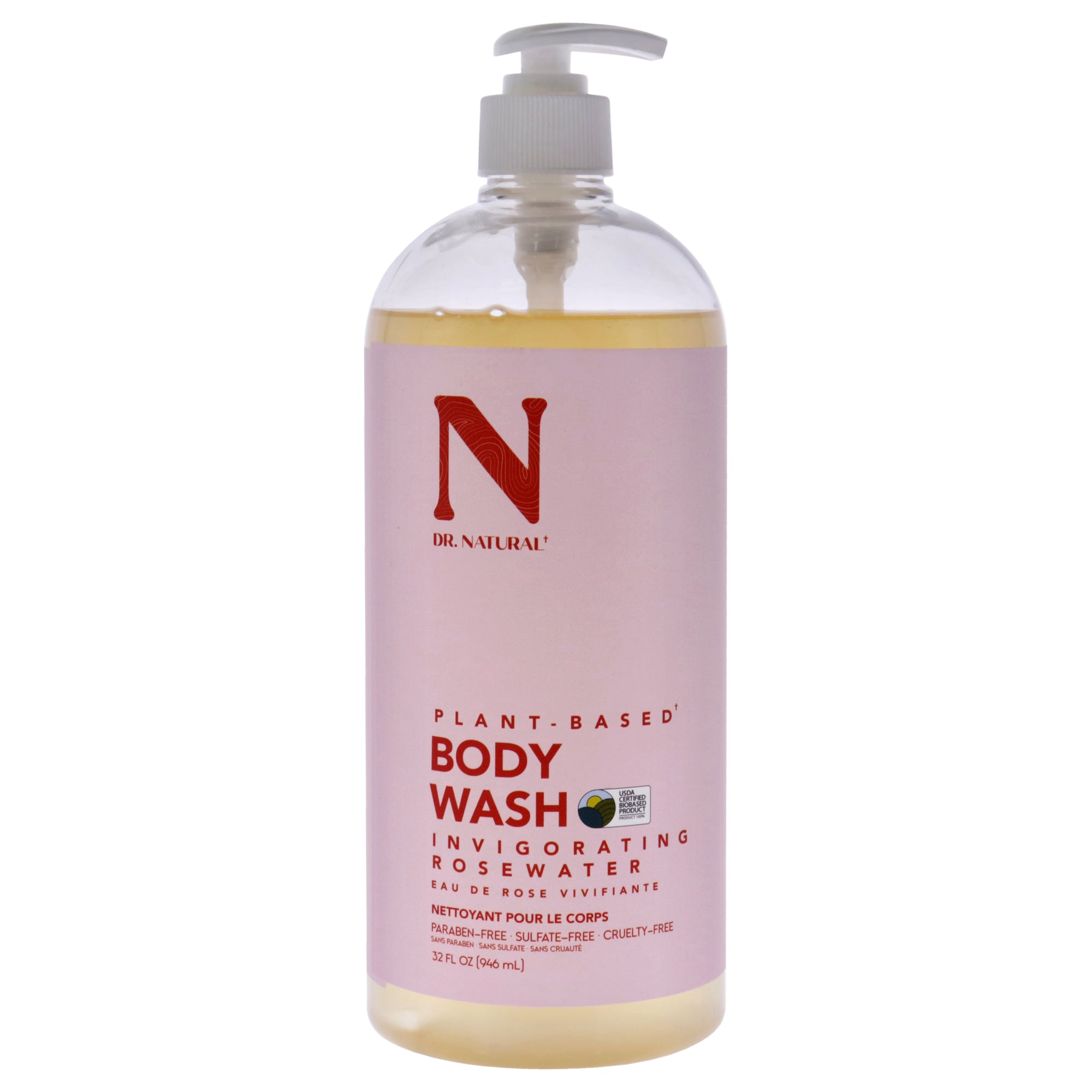 Dr. Natural Invigorating Body Wash - Rosewater -Thefragrancemart.com