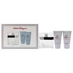 Salvatore Ferragamo F 3 Pc Gift Set-Thefragrancemart.com