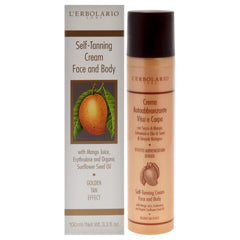 LErbolario Self Tanning Cream Face and Body - Mango Juice -Thefragrancemart.com