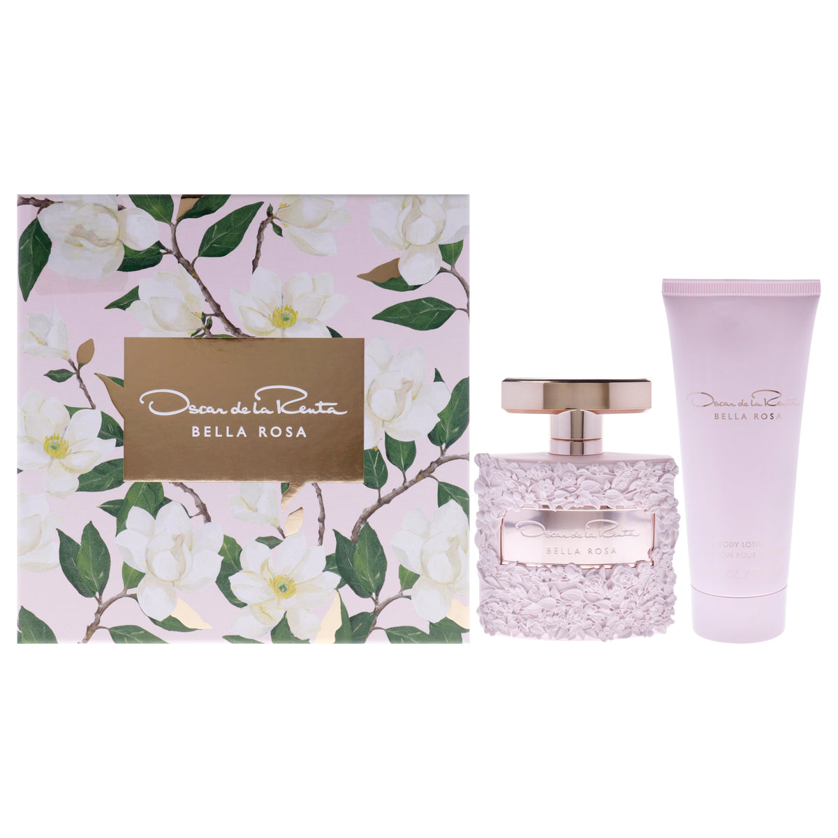 Oscar De La Renta Bella Rosa 2 Pc Gift Set-Thefragrancemart.com