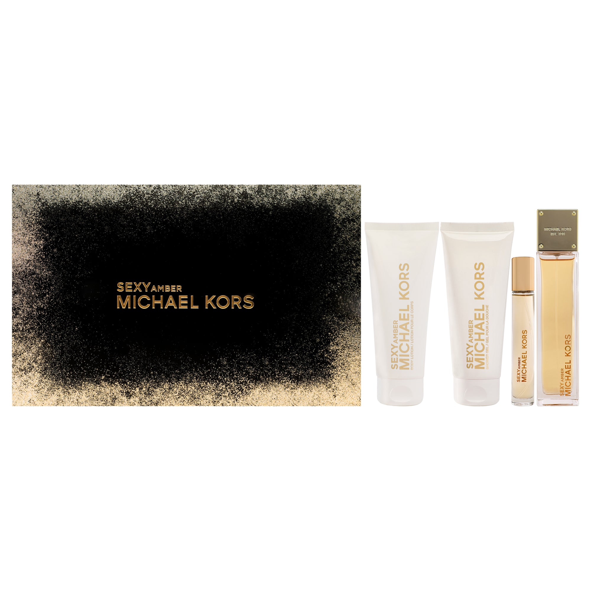 Michael Kors Sexy Amber 4 Pc Gift Set-Thefragrancemart.com
