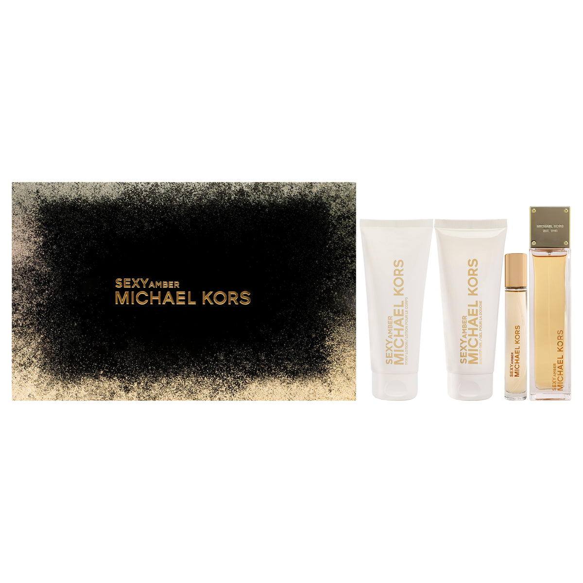 Michael Kors Sexy Amber 4 Pc Gift Set-Thefragrancemart.com