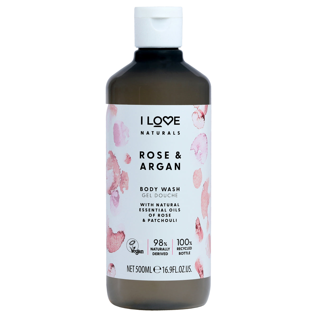 I Love Cosmetics Naturals Body Wash - Rose and Argan -Thefragrancemart.com