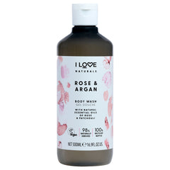 I Love Cosmetics Naturals Body Wash - Rose and Argan -Thefragrancemart.com