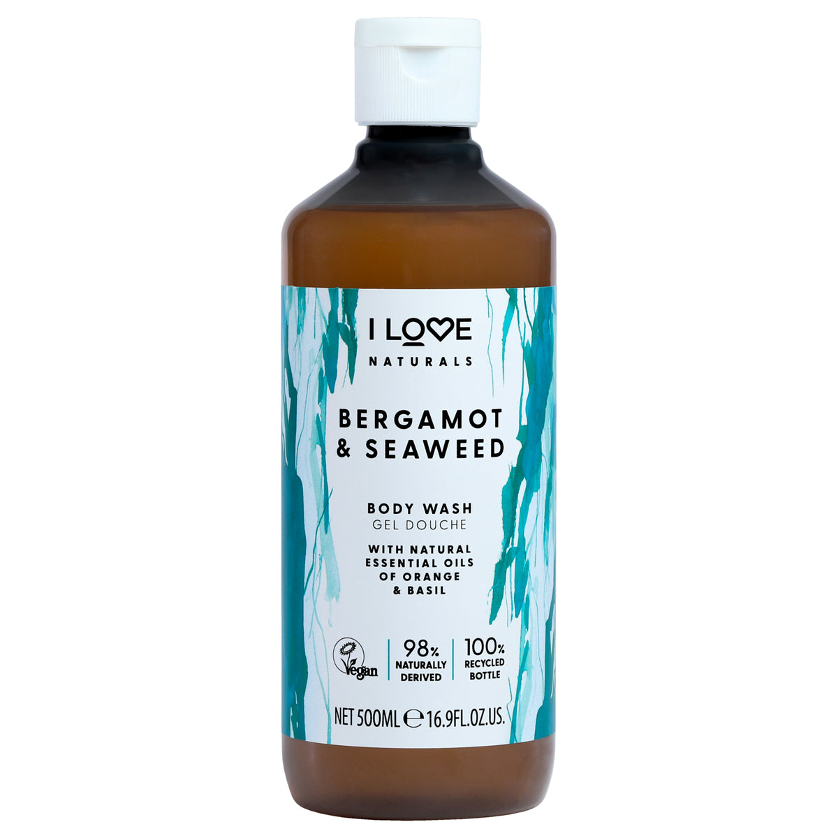 I Love Cosmetics Naturals Body Wash - Bergamot and Seaweed -Thefragrancemart.com