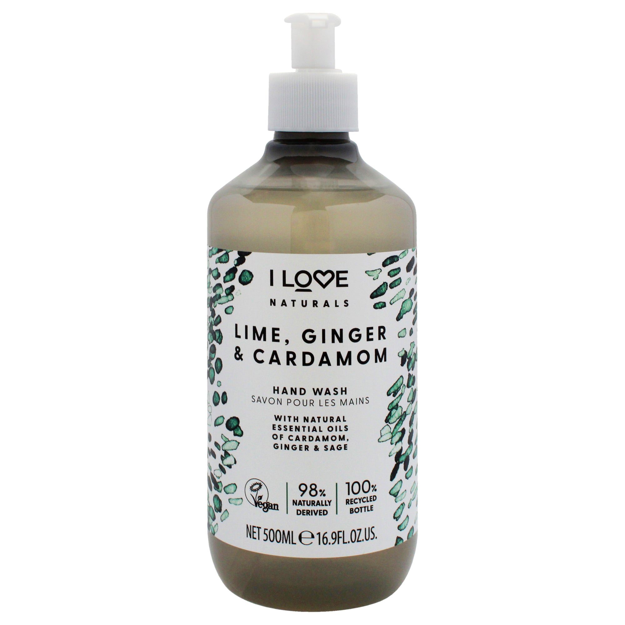 I Love Cosmetics Naturals Hand Wash - Lime-Ginger and Cardamon -Thefragrancemart.com