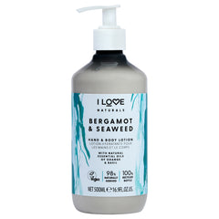 I Love Cosmetics Naturals Hand and Body Lotion - Bergamot and Seaweed -Thefragrancemart.com