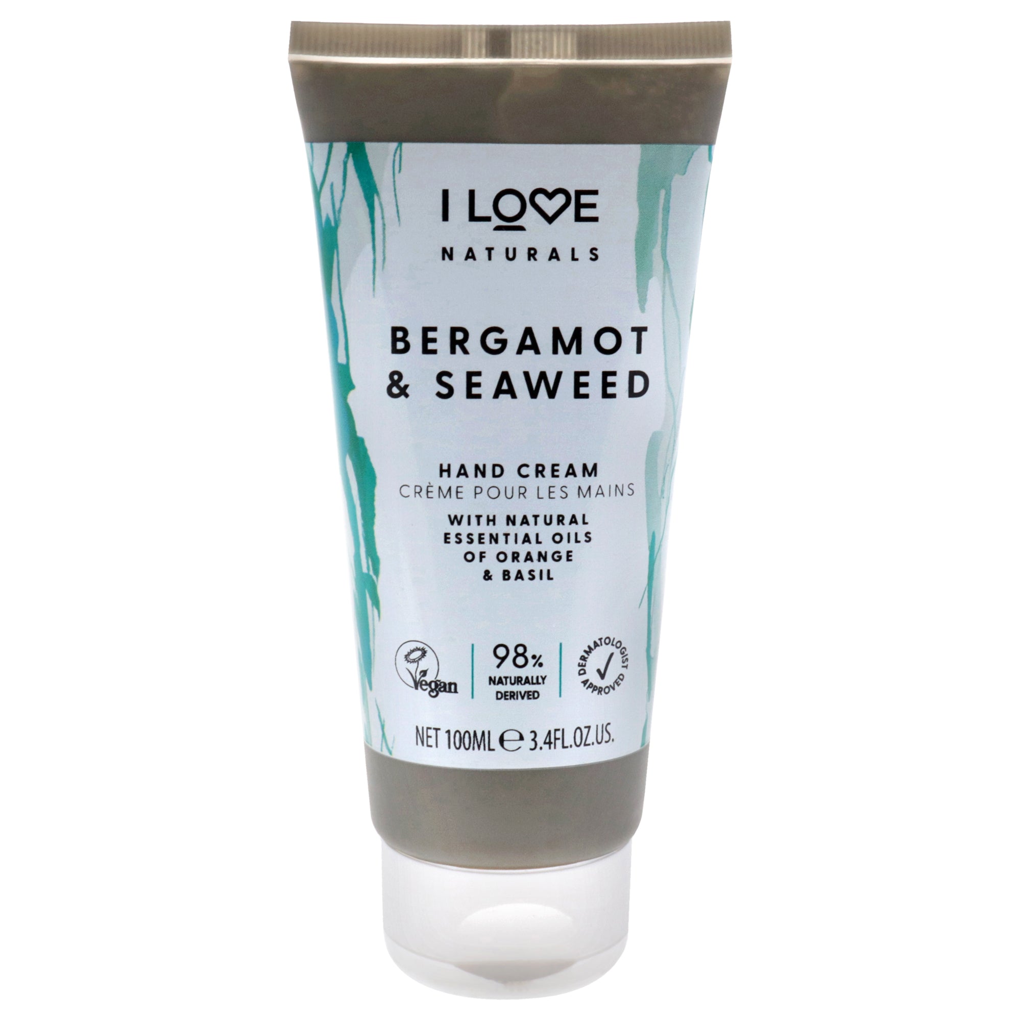 I Love Cosmetics Naturals Hand Cream - Bergamot and Seaweed -Thefragrancemart.com
