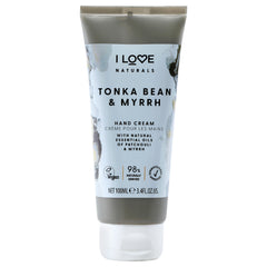 I Love Cosmetics Naturals Hand Cream - Tonka Bean and Myrrh -Thefragrancemart.com