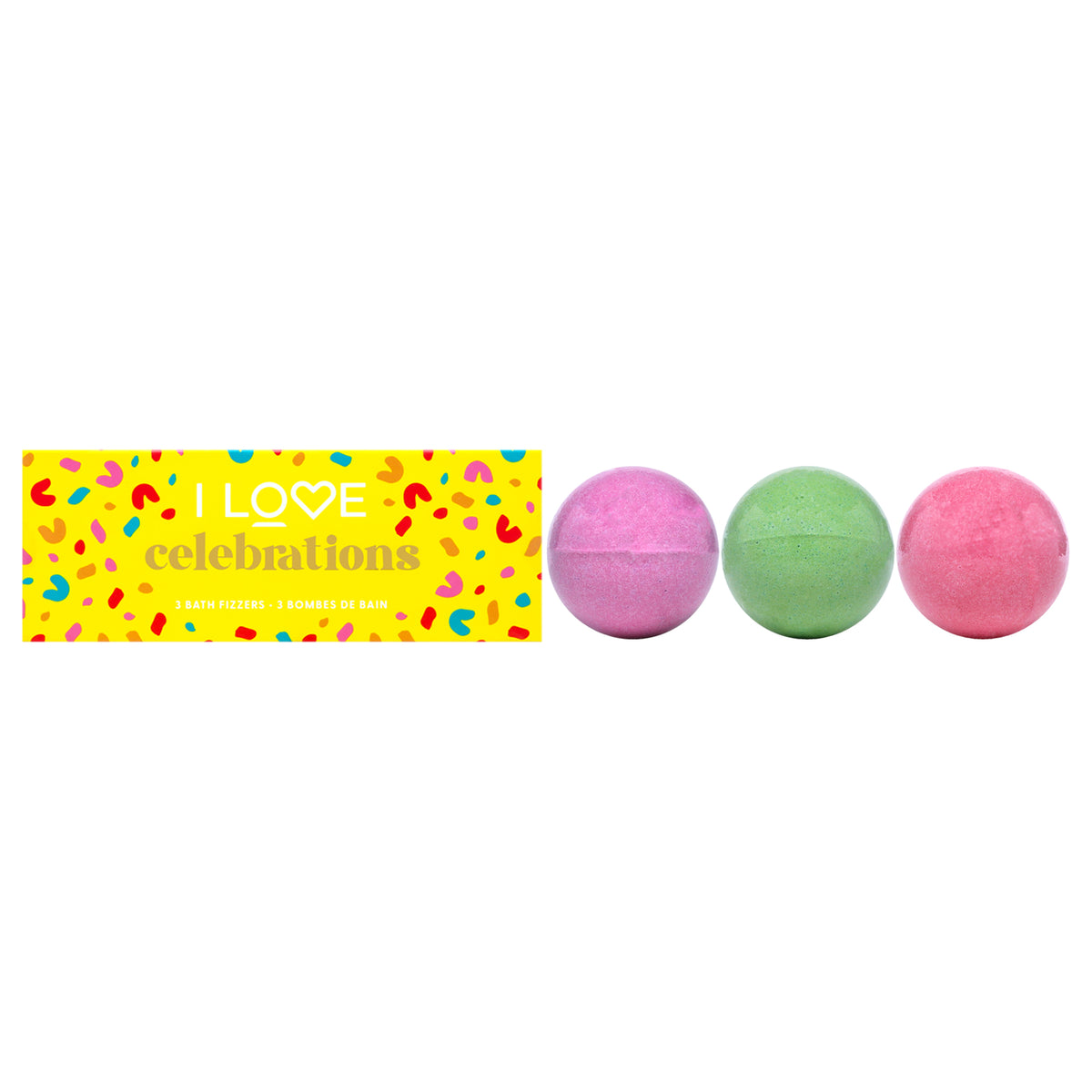 I Love Cosmetics Celebrations Bath Fizzer -Thefragrancemart.com