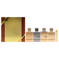 Al Haramain Amber Oud - Collection 4 Pc Gift Set-Thefragrancemart.com