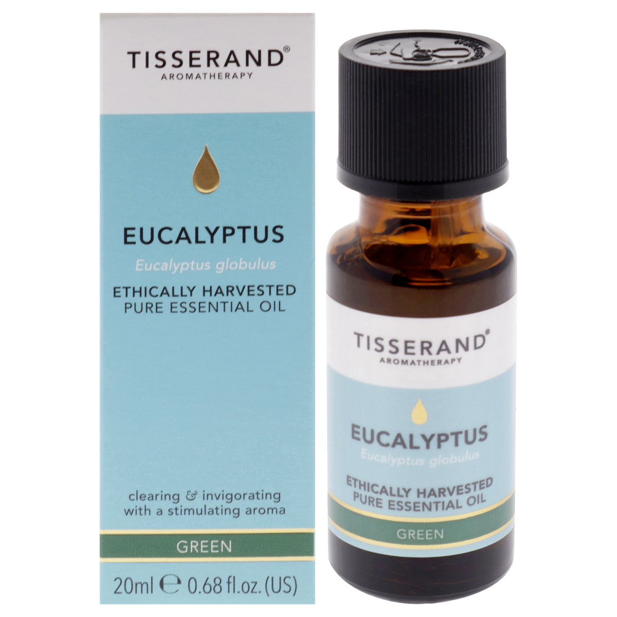 Tisserand Ethically Harvested Pure Essential Oil - Eucalyptus -Thefragrancemart.com