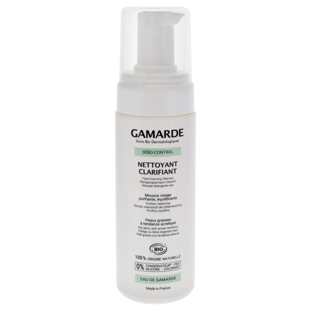 Gamarde Face Foaming Cleanser -Thefragrancemart.com