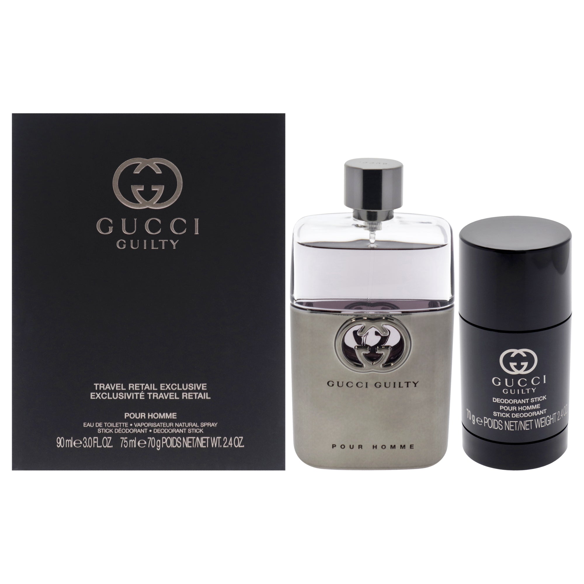 Gucci Guilty 2 Pc Gift Set-Thefragrancemart.com