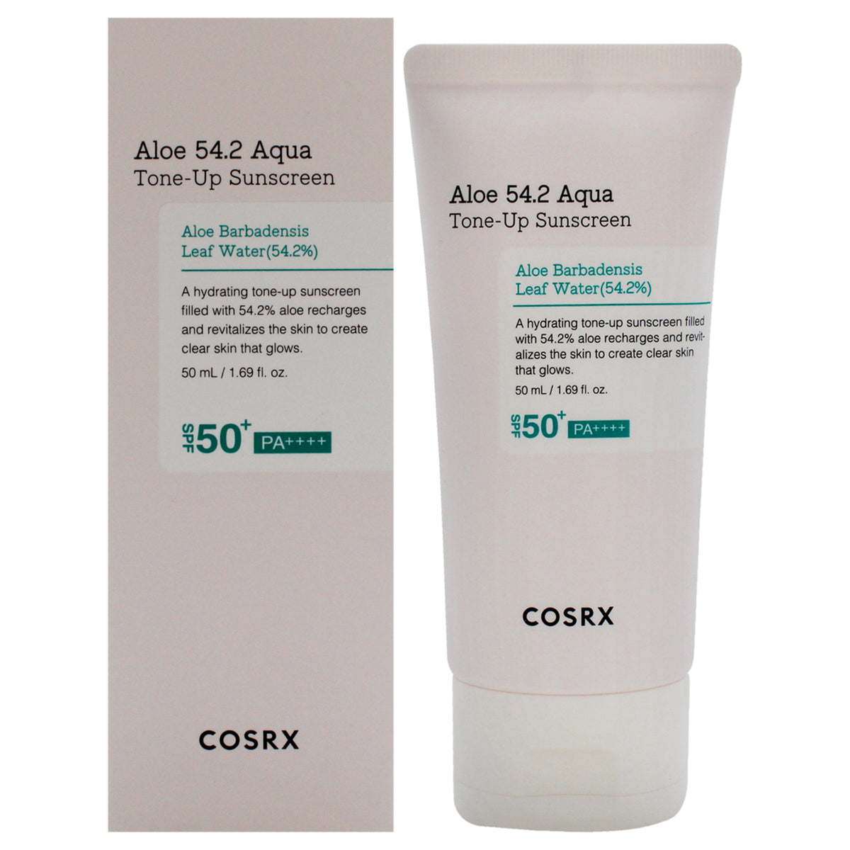 Cosrx Aloe 54.2 Aqua Tone-Up Sunscreen SPF 50 Plus -Thefragrancemart.com