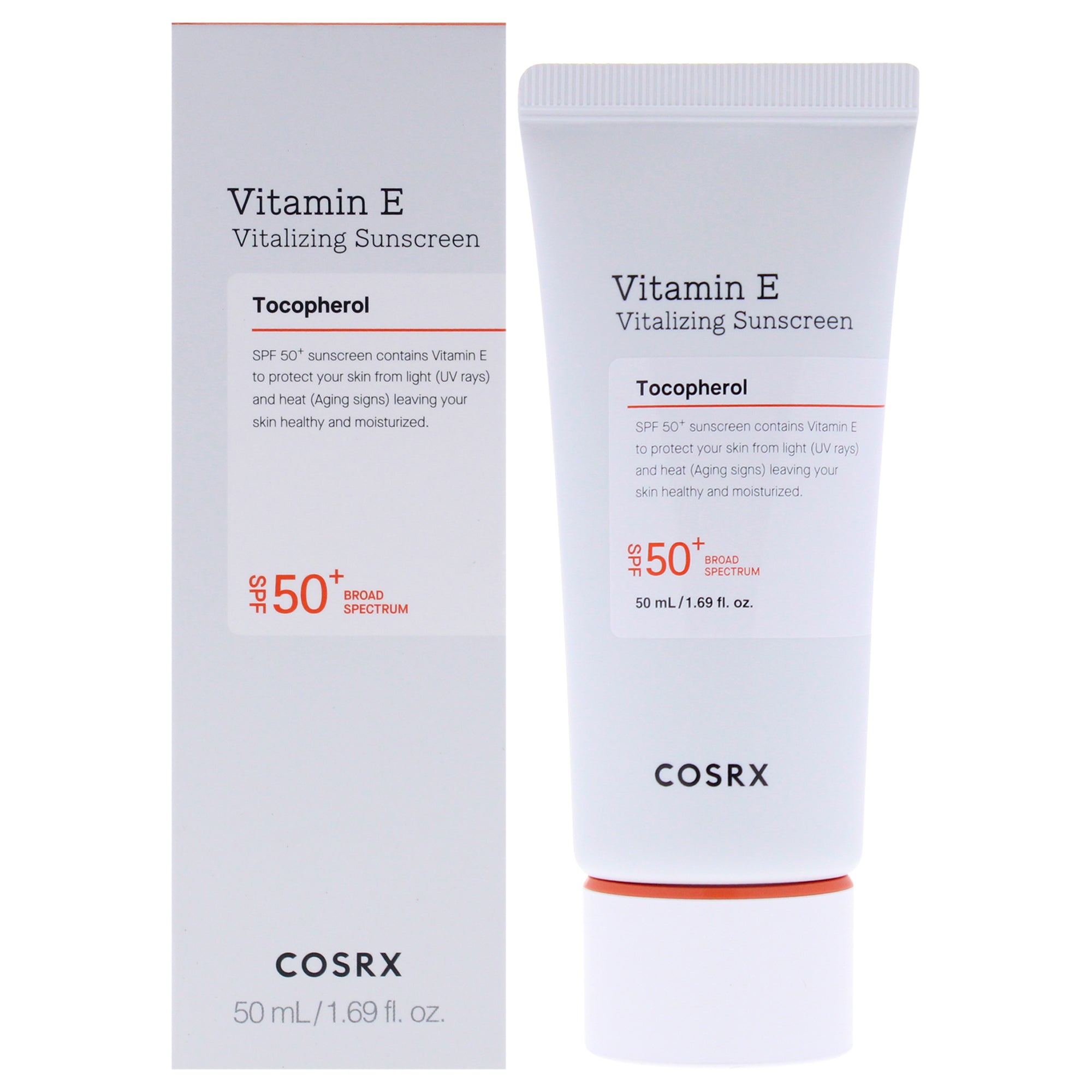Cosrx Vitamin E Vitalizing Sunscreen SPF 50 Plus -Thefragrancemart.com
